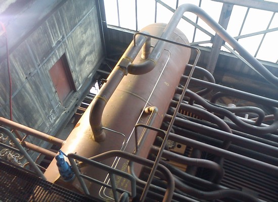 Connecting pipe boiler body