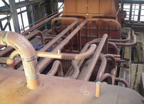 Connecting pipe boiler body diameter 139,7 x 11 mm