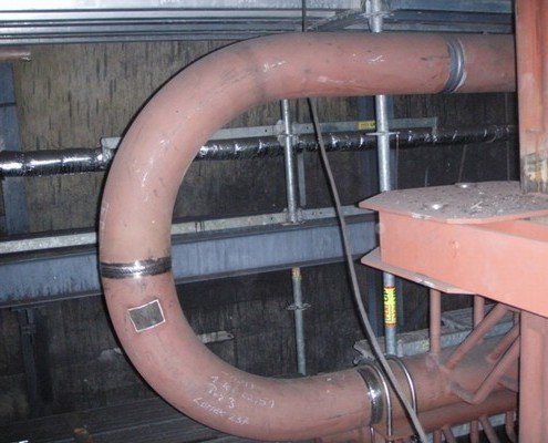 Prepojovacie potrubie komôr prehrievačov Ø 219,1x20mm